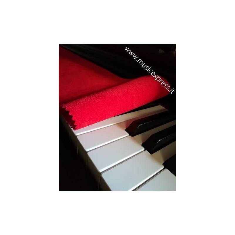 Coperchio Antipolvere per Tastiera del Pianoforte Coperchio Decorato in Velluto per Tastiera Tasti 61/88