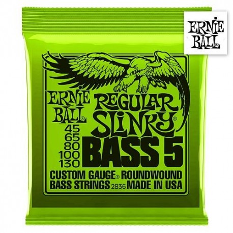 Ernie Ball 2836 Bass5 Regular Slinky 45/130