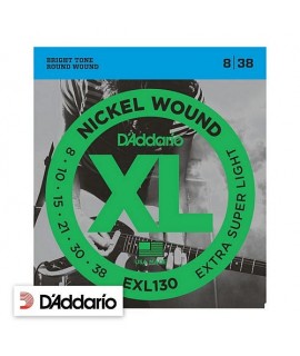 D'Addario EXL130 Extra-Super Light 08/38