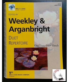 Weekley & Arganbright - Duet Repertoire: One Piano Four Hands, Level Nine - Kjos WP539