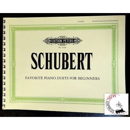 Schubert - Favorite Piano Duets For Beginners