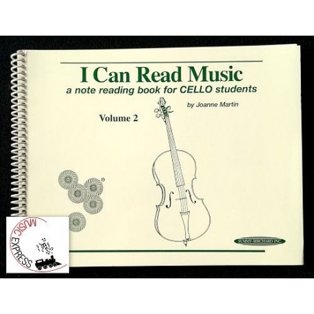 Martin - I Can Read Music - A Note Reading Book for Cello Students Volume 2