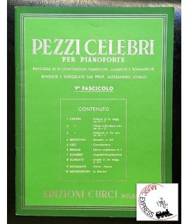 Vari - Pezzi Celebri per Pianoforte Fascicolo V°