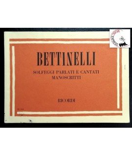 Bettinelli - Solfeggi Parlati e Cantati Manoscritti