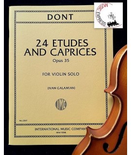 Dont - 24 Etudes and Caprices Opus 35 for Violin Solo