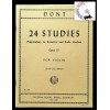 Dont - 24 Studies Preparatory to Kreuzer and Rode Studies Opus 37 for Violin - IMC No. 2378