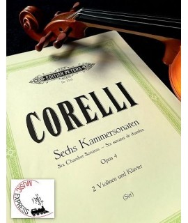 Corelli - Sechs Kammersonaten Opus 4 für 2 Violinen und Klavier