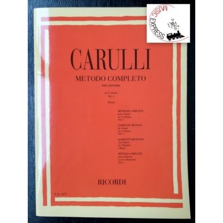 Carulli - Metodo Completo per Chitarra in 3 Volumi - Vol. I