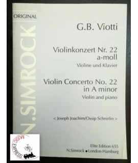 Viotti - Violin Concerto No. 22 in A Minor for Violin and Piano