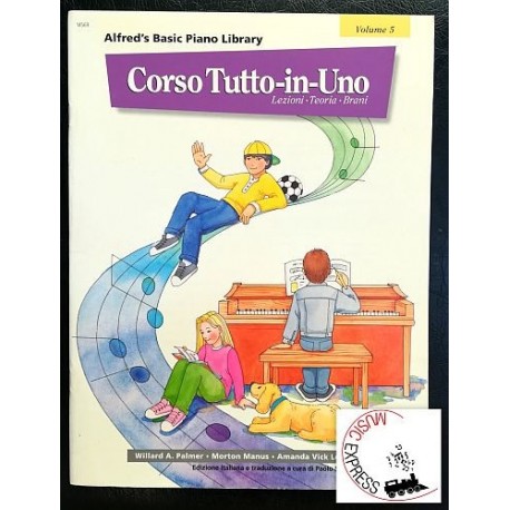 Alfred's Basic Piano Library - Corso Tutto-In-Uno Volume 5