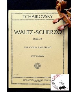 Piotr Tchaikovsky - Waltz-Scherzo Opus 34 for Violin and Piano