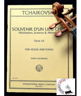 Tchaikovsky - Souvenir d'un Lieu Cher Opus 42 for Violin and Piano