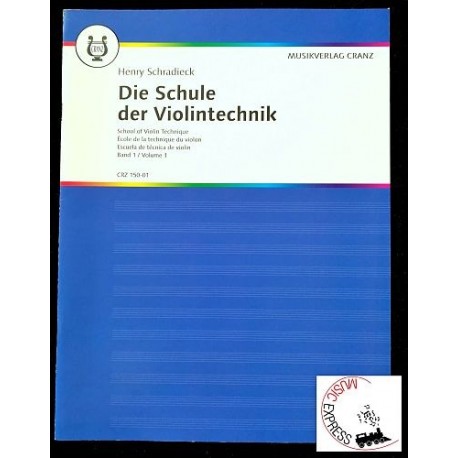 Schradieck - Die Schule der Violintechnik Band 1