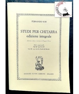 Sor - Studi per Chitarra Vol. I - Op. 6 e 29