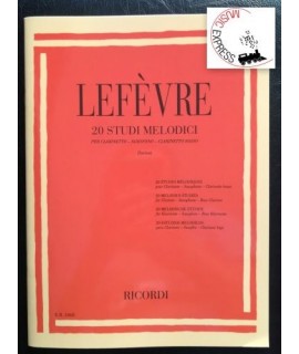 Lefèvre - 20 Studi Melodici per Clarinetto, Saxofono, Clarinetto Basso