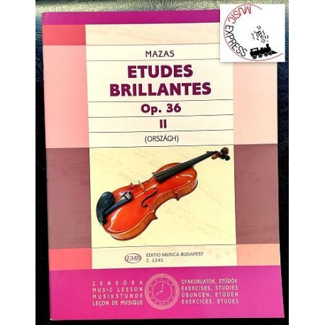 Mazas - Etudes Brillantes Op. 36 Vol. 2