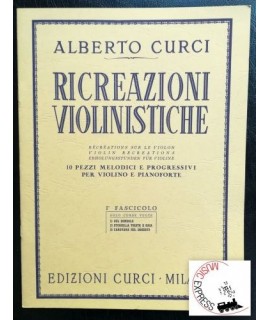 Curci - Ricreazioni Violinistiche I° Fascicolo