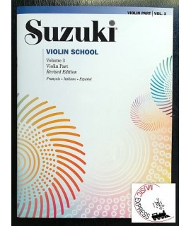 Suzuki Violin School Volume 3 - Violin Part - Revised Edition