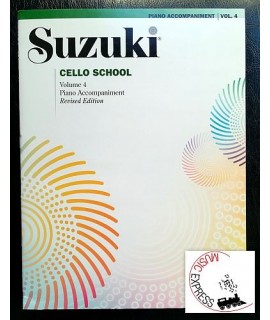 Suzuki Cello School Volume 4 - Piano Accompaniment - Revised Edition