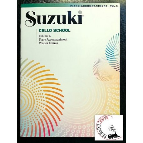 Suzuki Cello School Volume 5 - Piano Accompaniment - Revised Edition