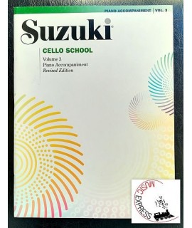 Suzuki Cello School Volume 3 - Piano Accompaniment - Revised Edition