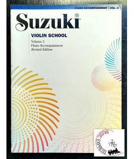 Suzuki Violin School Volume 3 - Piano Accompaniment - Revised Edition