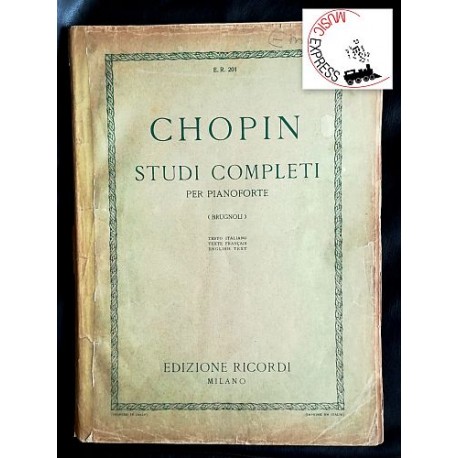 Chopin - Studi Completi per Pianoforte