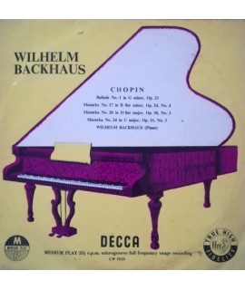 Wilhelm Backhaus - Chopin