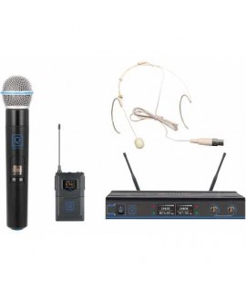 Oqan- QWM-3 sistema microfonico dual wireless