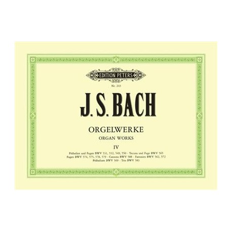 Bach- Orgelwerke IV